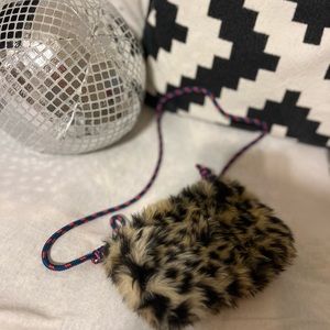 Cheetah print small bag Jcrew Crewcuts